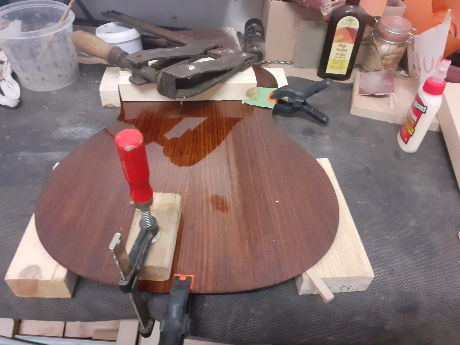 Rudolf Stark Konzertgitarre Restaurierung – Detailansicht 19 – Gitarrenreparatur Heier Guitars bei Dresden und Meißen